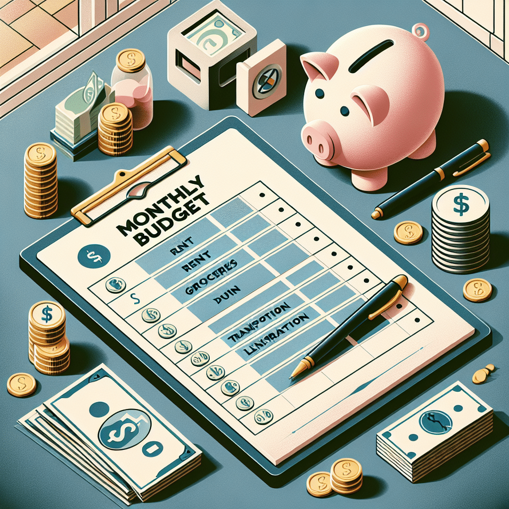 dicas para organizar orçamento mensal