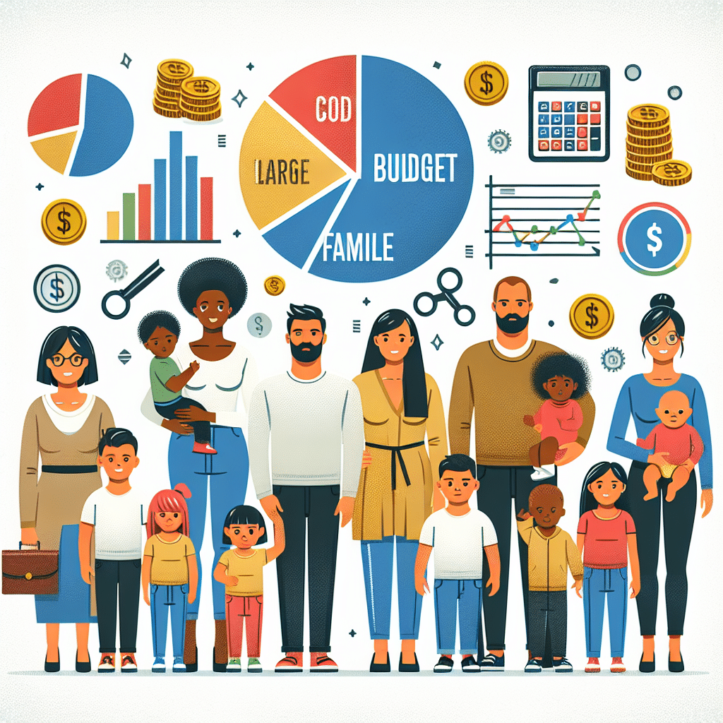 orçamento financeiro para famílias grandes