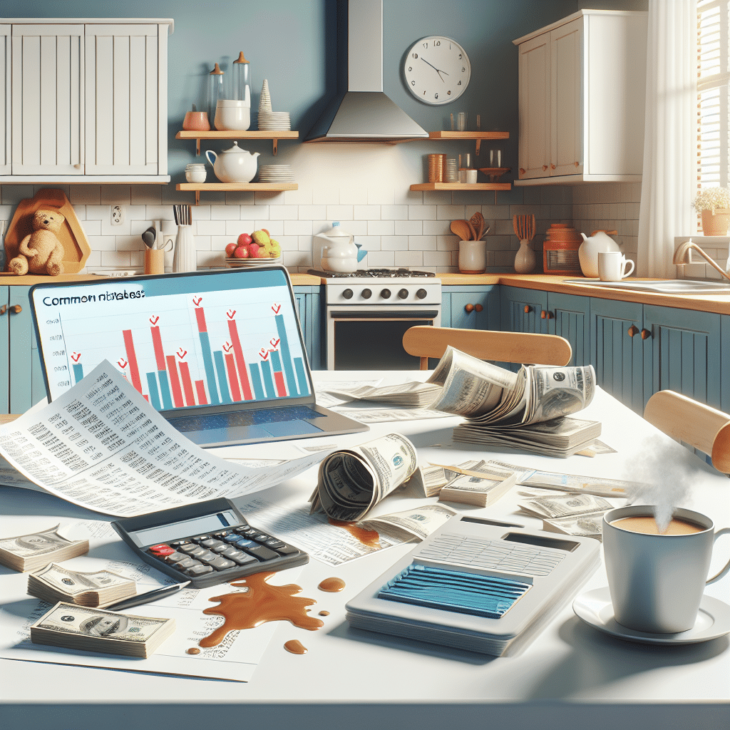 erros comuns no orçamento doméstico