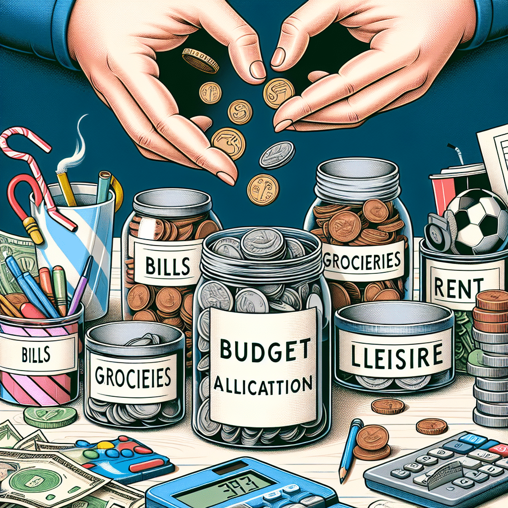 como dividir orçamento entre contas e lazer
